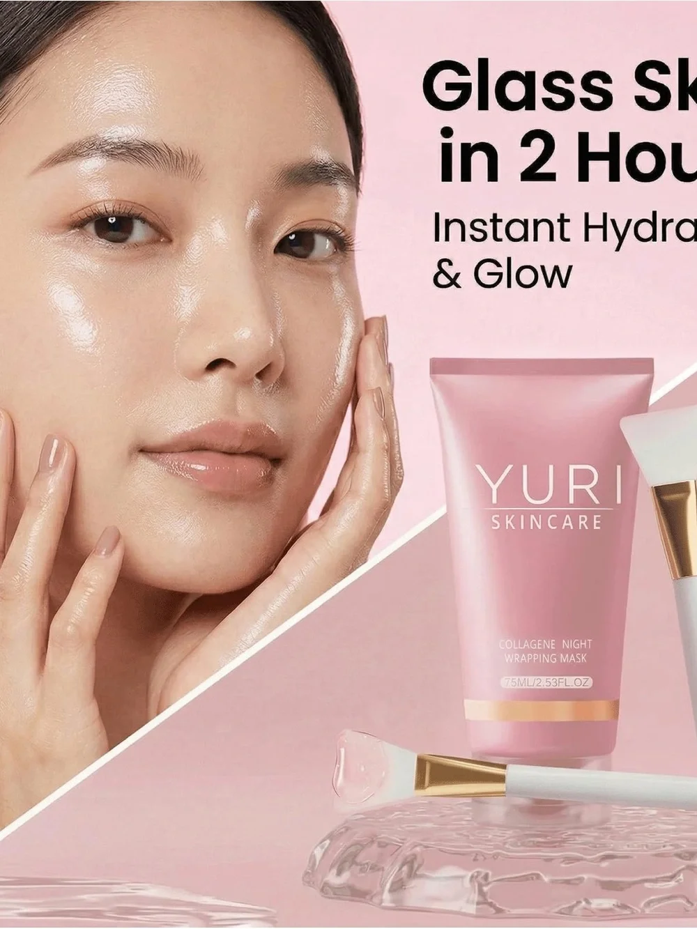 3 YURI Collagen Night Wrapping Masks
